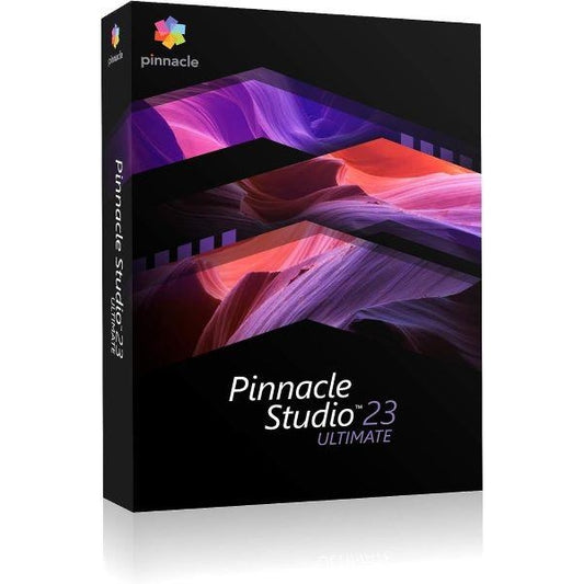 Corel Pinnacle Studio 23 Ultimate - Advanced Video Editing and Screen Recording [PC Disc]