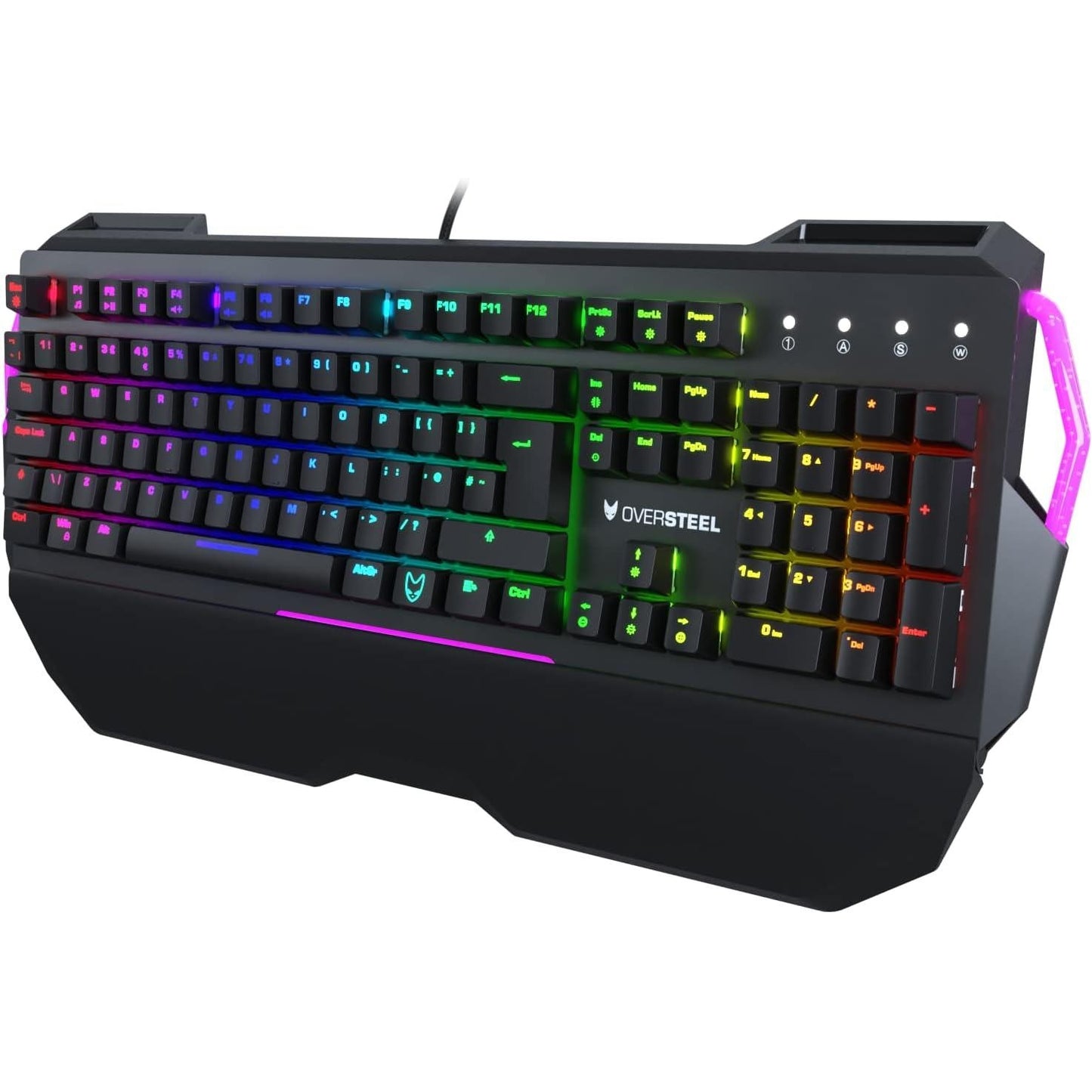 Oversteel IRON - Mechanical Gaming Keyboard, RGB, Red Switch