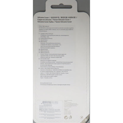 Samsung compatible A72 Silicone Cover Black