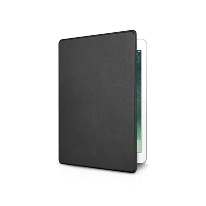 Twelve South SurfacePad for iPad Pro 9.7"| Ultra-slim luxury leather cover + display stand (black)