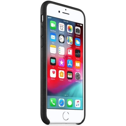 Apple Leather Case (for iPhone 8 / iPhone 7) - Black