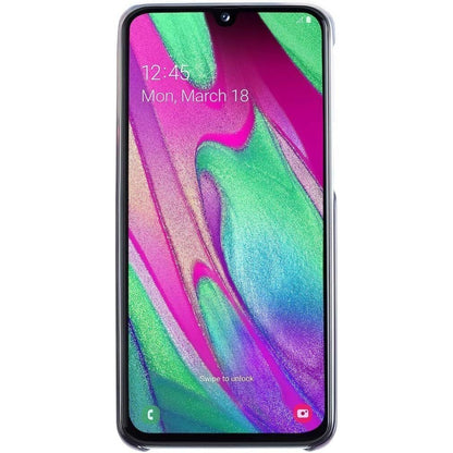 Samsung Galaxy A40 Gradation Cover - Hard Protective Smartphone Case for Samsung Galaxy A40 - Durable and Lightweight Stylish Design - Black
