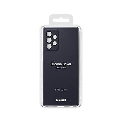 Samsung compatible A72 Silicone Cover Black