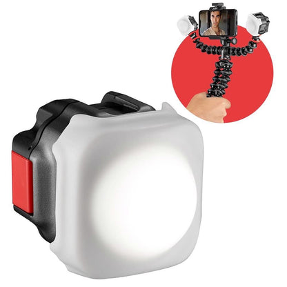 JOBY JB01578-BWW Beamo,Mini LED Light for Smartphone and Mirrorless Camera - Compact,Magnetic,Bluetooth,Waterproof,for Vlogging,Photo and Video Content Creation