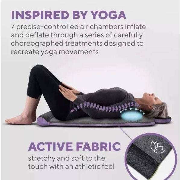 Homedics Stetch Plus + Tru Heat Back Stretching Yoga Mat