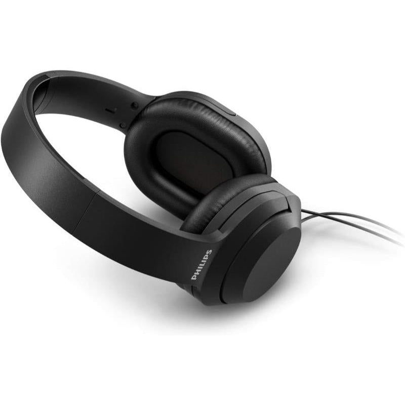 PHILIPS Audio H2005BK/00 Over-Ear Stereo Headphones Wired (2 m Cable, 40 mm Neodymium Drivers, Passive Noise Isolation, Adjustable Headband, Lightweight) Black Like New Condition