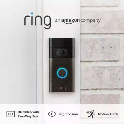 Ring Doorbell 2nd Gen Wireless HD Video Doorbell Venetian Bronze