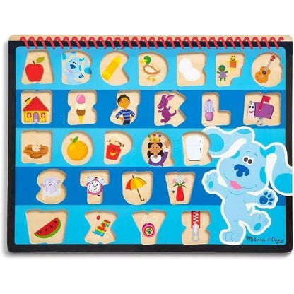 Melissa & Doug Blue's Clues & You! Wooden Chunky Puzzle - Alphabet