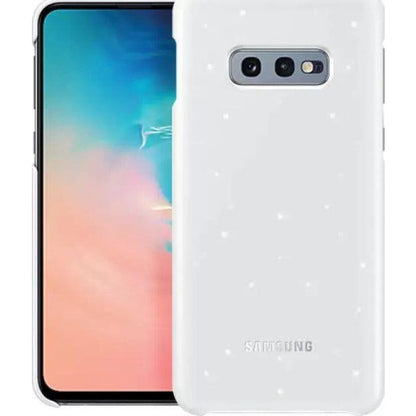 Samsung Galaxy S10e LED Cover – Official Samsung Galaxy S10e Case/Protective Case with LED Display and Light Show – White