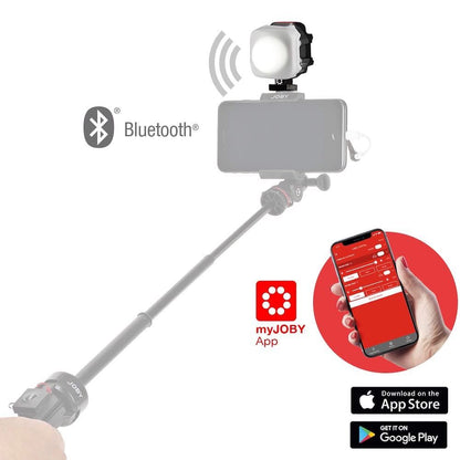 JOBY JB01578-BWW Beamo,Mini LED Light for Smartphone and Mirrorless Camera - Compact,Magnetic,Bluetooth,Waterproof,for Vlogging,Photo and Video Content Creation