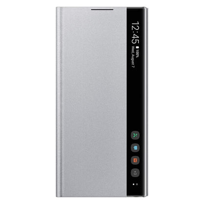 Samsung Original Galaxy Note 10 Clear View Cover Case - Silver