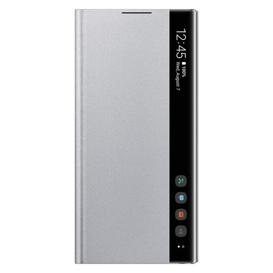 Samsung Original Galaxy Note 10 Clear View Cover Case - Silver