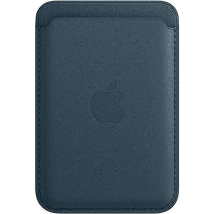 Apple Leather Wallet with MagSafe (for iPhone) - Baltic Blue