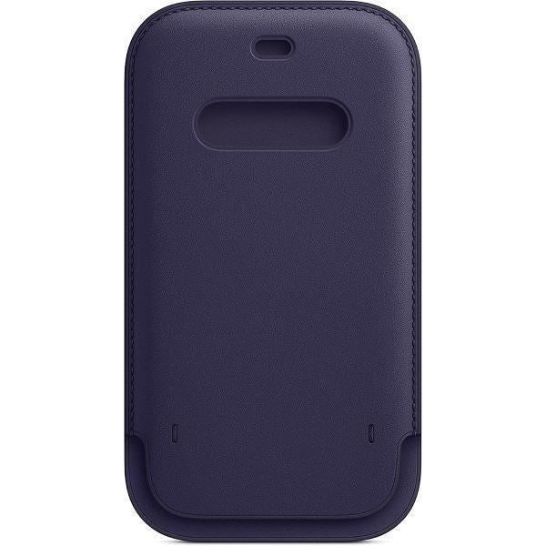 Apple Leather Sleeve with MagSafe (for iPhone 12 mini) - Deep Violet