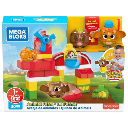 Mega Bloks Peek A Blocks Animal Farm