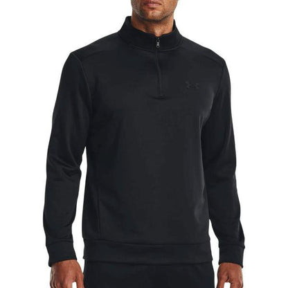 Under Armour Men Armour Fleece 1/2 Zip, Elasticated and Breathable Long Sleeve Fleece, Comfortable Half Zip Running Top