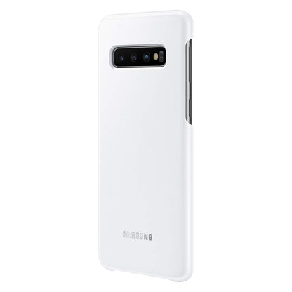 Samsung Galaxy S10 LED Cover – Official Samsung Galaxy S10 Case/Protective Case with LED Display and Light Show – White