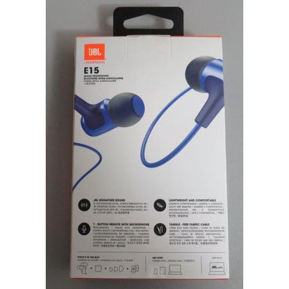 JBL Harman E15 In-Ear Headphone - Blue