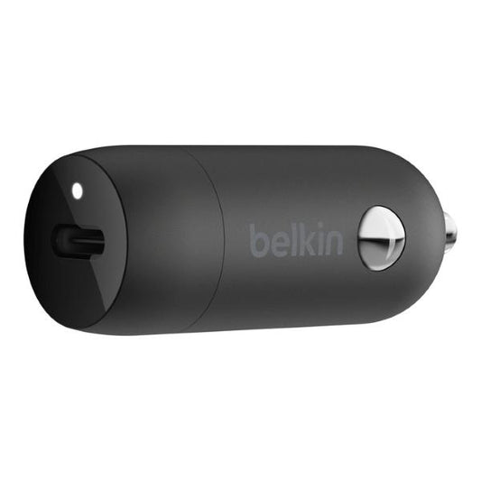 Belkin Boost Charge USB-C Car Charger 18 W (Fast Charger for iPhone 12, 12 Pro, 12 Pro Max, 12 mini, 11, 11 Pro/Pro Max, XS, Max, Xr, X, SE 8, 8 Plus, iPad Pro 10.5 Inch)