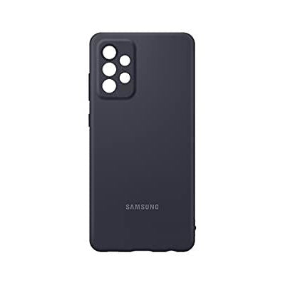 Samsung compatible A72 Silicone Cover Black